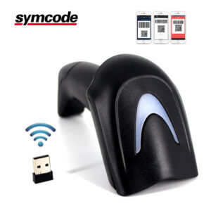 BarCode Scanner Symcode MJ-4000 2D Handheld USB Laser Wired+Wireless Black with Stand