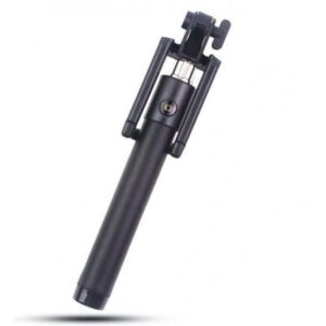 Selfie Stick 3.5mm Monopod foldable black