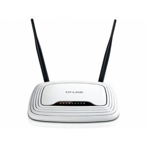 TP-Link TL-WR841N 300Mbps Wireless N Router • Atheros • 2T2R • 2.4GHz • 802.11n Draft 2.0 • 802.11g/b • Built-in 4-port Switch • with 2 fixed antennas