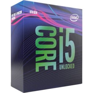 Intel i5-9600K 3.7 GHz up to 4.6 GHz • No Fan Box