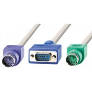 11.01.5450-25 ROLINE KVM-Cable PS/2+VGA (M-F)
