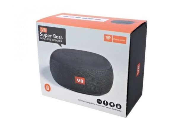 N-BT SPEAKER 8 Super Bass Премиум БТ Звучник V8 + плејер + FM Radio + држач за телефон