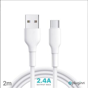 Data Kabel Type C Pluginn 2.4A 2m FAST white