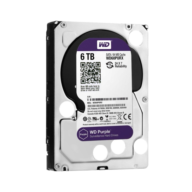 HDD 6TB WesternDigital PURPLE HDD 6TB WesternDigital PURPLE