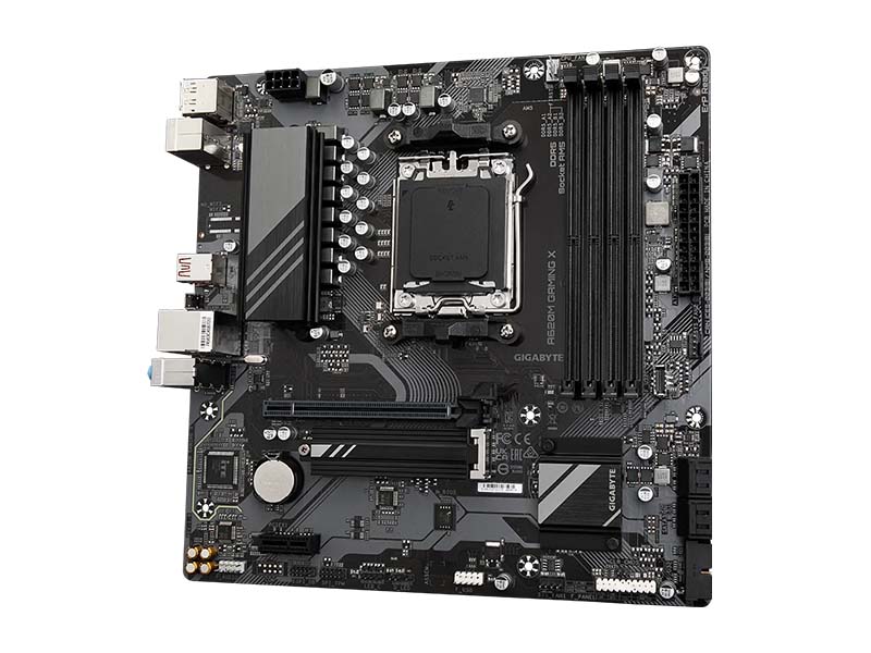 MB Gigabyte A620M GAMING X AM5 DDR5 8000MHz OC SATA3 M.2 USB 3.2 Type-C GBit LAN PCIe 4.0 DP/HDMI MB Gigabyte A620M GAMING X AM5 DDR5 8000MHz OC SATA3 M.2 USB 3.2 Type-C GBit LAN PCIe 4.0 DP/HDMI