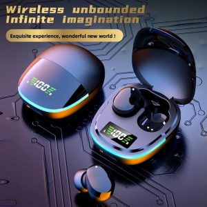 G9S 9D Stereo TWS Bluetooth 5.1 Earphone Colorful Breathing Light Digital Display Headset in Ear Wireless Headphones