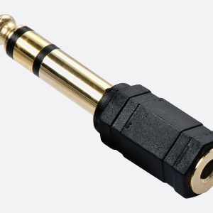 Адаптер конектор 3.5mm Female to 6.35mm Male Stereo