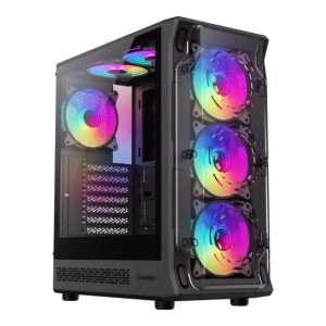 Куќиште GameMax Computer Case Starlight 2 Black Premium Mid Tower ATX PC Case