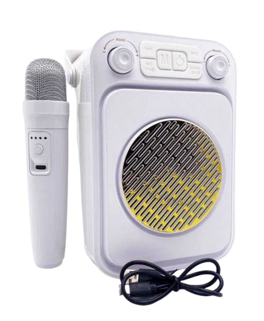Кул преносен караоке bluetooth звучник NBK-007 ZQS1458 СО ПОДАРОК безжичен караоке микрофон Кул преносен караоке bluetooth звучник NBK-007 ZQS1458 СО ПОДАРОК безжичен караоке микрофон