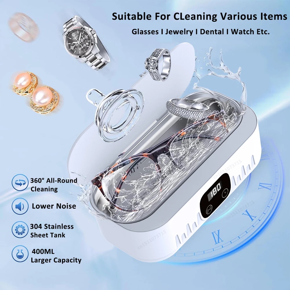 Ултрасоничен чистач Nitro NHOME-00003 360 Rectangular Ultrasonic Cleaning Ултрасоничен чистач Nitro NHOME-00003 360 Rectangular Ultrasonic Cleaning