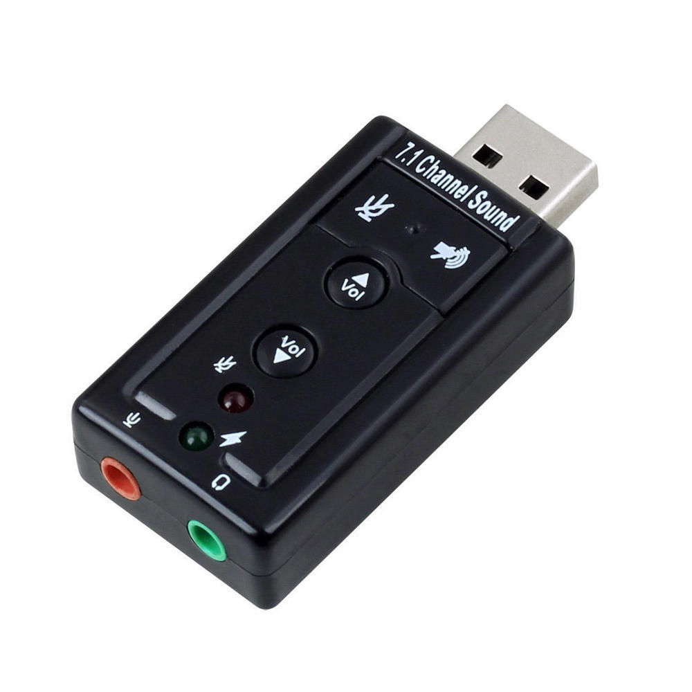 Звучна аудио карта USB 7.1 Channels Surround Звучна аудио карта USB 7.1 Channels Surround